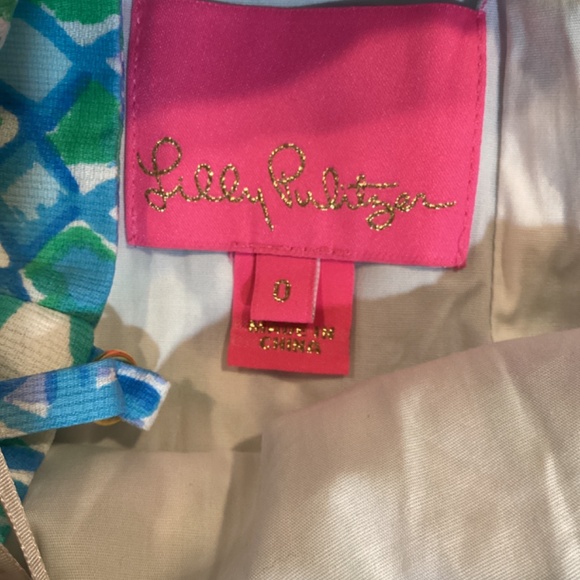 Lilly Pulitzer McCallum Shelli Stretch Shift Dress Size 0 - Picture 4 of 5